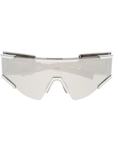 Balmain Eyewear lunettes de soleil à monture géométrique - Argent