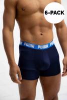 Puma Everyday Basic Boxershort Heren 6-Pack Blauw/Donkerblauw - Maat M - Kleur: Blauw | Soccerfanshop Puma Everyday Basic Boxershort Heren 6-Pack Blauw/Donkerblauw - Maat M - Kleur: Blauw | Soccerfanshop