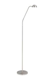 Vloerlamp Parma LED nikkel-mat