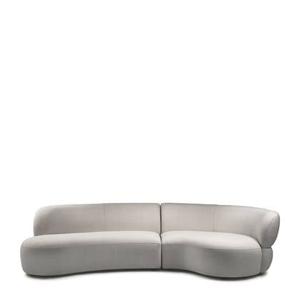 Rivièra Maison - Modulaire bank, N10 - Natural Grey, P99 - Polyester, 295x90x75 cm