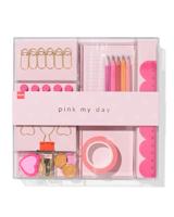 HEMA Cadeauset bureau accessoires roze