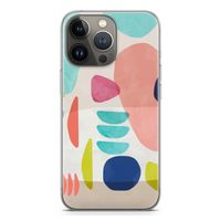 Bold Rounded Shapes: iPhone 13 Pro Transparant Hoesje