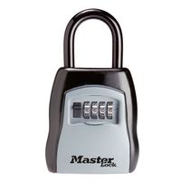 Masterlock Aluminium body, weather resistant, 4 digits variable combination - wit - 5400EURD