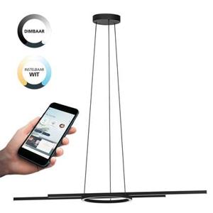 EGLO connect.z Zillerio-Z Smart Hanglamp - 116 cm - Zwart - Dimbaar