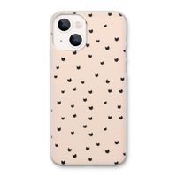 Kleine kattenkopjes: iPhone 13 Transparant Hoesje