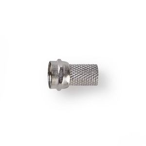 Nedis F-Connector | Male | Twist-On | 6.4 mm | Zilver | 25 Stuks | 1 stuks - CSVC41904ME CSVC41904ME