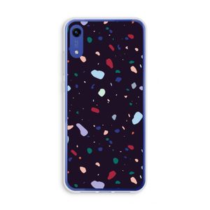 Dark Rounded Terrazzo: Honor Play 8A Transparant Hoesje