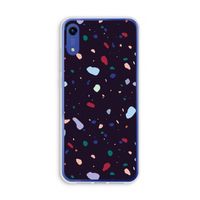 Dark Rounded Terrazzo: Honor Play 8A Transparant Hoesje Dark Rounded Terrazzo: Honor Play 8A Transparant Hoesje