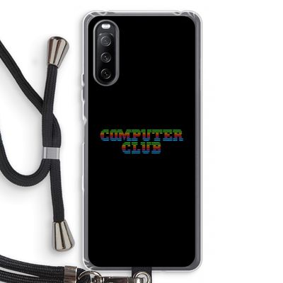 Retro: Sony Sony Xperia 10 III Transparant Hoesje met koord