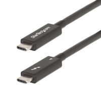 StarTech.com A40G2MB-TB4-CABLE Thunderbolt-kabel 2 m 40 Gbit/s Zwart - thumbnail