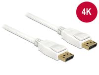 DeLOCK 84876 DisplayPort kabel 1m male/male wit