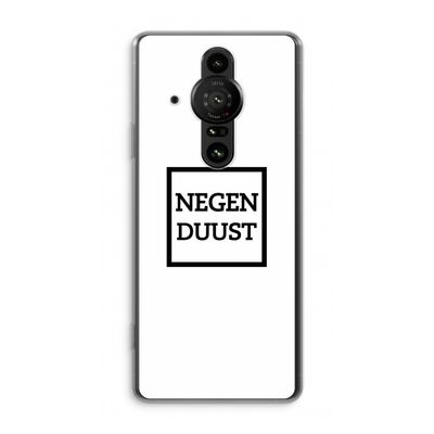 Negenduust vierkant: Sony Xperia Pro-I Transparant Hoesje