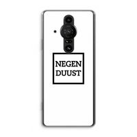 Negenduust vierkant: Sony Xperia Pro-I Transparant Hoesje