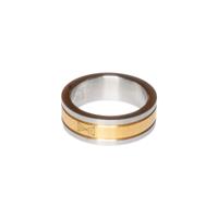 AZE Jewels Ring Sphere Inox/Dore | Maat 19