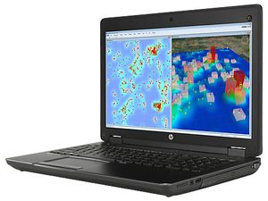 HP ZBook 15 G2 + 2x Z22n Mobiel werkstation 39,6 cm (15.6") Full HD Vierde generatie Intel® Core™ i7 8 GB DDR3L-SDRAM 256 GB SSD NVIDIA® Quadro® K2100M Windows 7 Professional Zwart