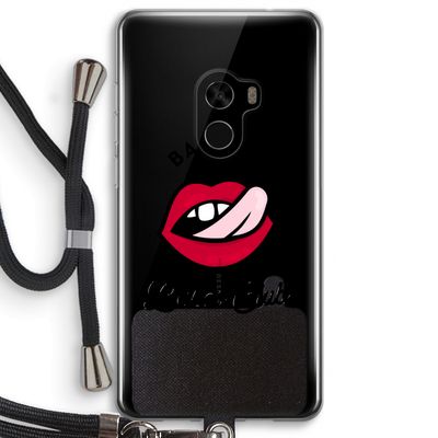 Badass Babes Club: Xiaomi Mi Mix 2 Transparant Hoesje met koord