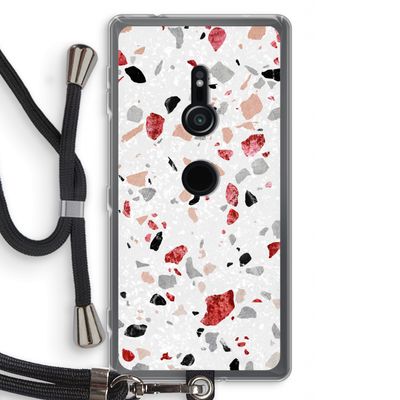 Terrazzo N°12: Sony Xperia XZ2 Transparant Hoesje met koord