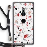 Terrazzo N°12: Sony Xperia XZ2 Transparant Hoesje met koord