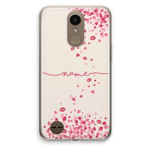 Hartjes en kusjes: LG K10 (2017) Transparant Hoesje