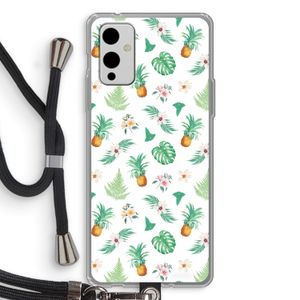 Ananas bladeren: OnePlus 9 Transparant Hoesje met koord