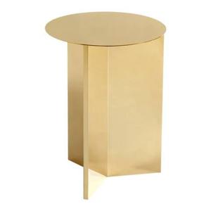 HAY Slit Table Round Bijzettafel Ø 35 cm - Brass