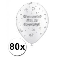 80 Communie ballonnen 30 cm