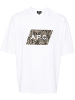 A.P.C. t-shirt imprimé - Blanc - thumbnail