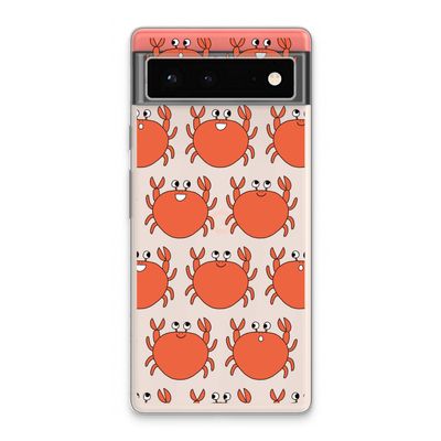Krab: Google Pixel 6 Transparant Hoesje