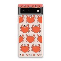 Krab: Google Pixel 6 Transparant Hoesje
