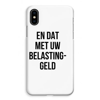 Belastinggeld: iPhone XS Max Volledig Geprint Hoesje