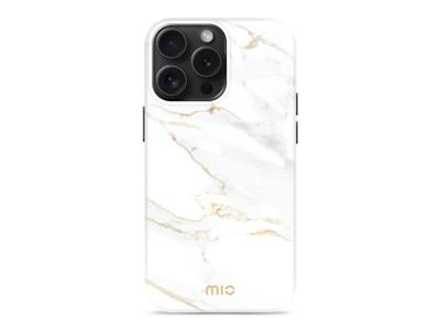 MIO by Mobilize MIO White Marble Magsafe Compatible for iPhone 15 Pro