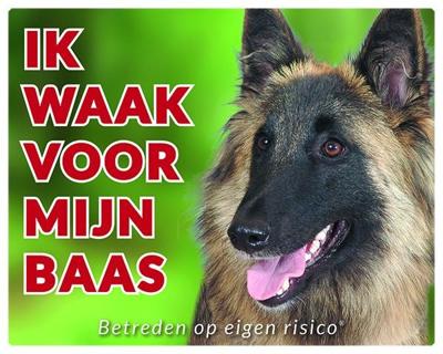 Tervuerense Herder Waakbord - Ik waak voor mijn