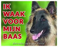 Tervuerense Herder Waakbord - Ik waak voor mijn