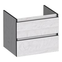 Brauer Joy Edge Onderkast 60 cm - met 2 Softclose Lades Greeploos en 1 Sifon Uitsparing - Forest Seashell