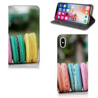 Apple iPhone Xs Max | Flip Style Cover | Macarons