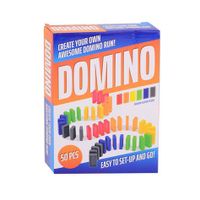 Johntoy gekleurde dominostenen, 50dlg.