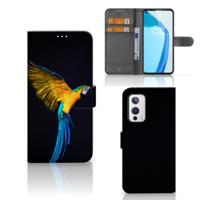 OnePlus 9 | Telefoonhoesje | Met pasjeshouder | Papegaai OnePlus 9 | Telefoonhoesje | Met pasjeshouder | Papegaai