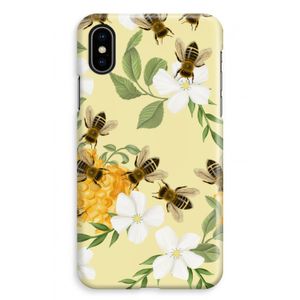 No flowers without bees: iPhone XS Max Volledig Geprint Hoesje