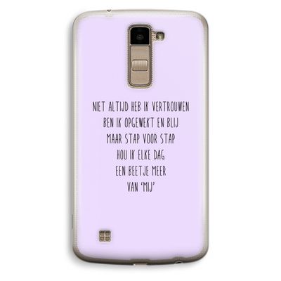 Zelfvertrouwen: LG K10 (2016) Transparant Hoesje