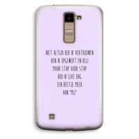 Zelfvertrouwen: LG K10 (2016) Transparant Hoesje