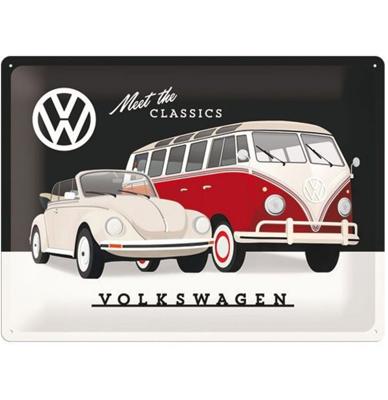 Meet The Classics Volkswagen Metalen Bord 30 x 40 cm