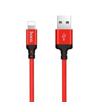 hoco 14 m 2m nylon gevlochten aluminium legering 8 pin naar USB Data Sync oplaadkabel voor iPhone XR/iPhone XS MAX/iPhone X & XS/iPhone 8 & 8 plus/iP
