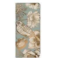 Smart Cover voor Sony Xperia 5 V Vintage Bird Flowers - thumbnail