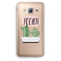 I love cacti: Samsung Galaxy J3 (2016) Transparant Hoesje