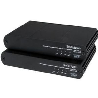 StarTech.com USB DVI over Cat 5e / Cat 6 KVM-console-extender met 1920x1200 niet-gecomprimeerde vide