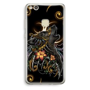 Huilende Wolf: Huawei Ascend P10 Lite Transparant Hoesje