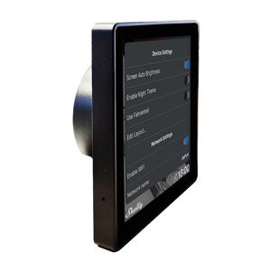 Shelly Wall Display Black bedieningspaneel