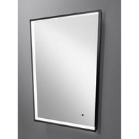 Royal Plaza Bjorn Spiegel 70 x 45 cm met Led verlichting mat zwart - thumbnail