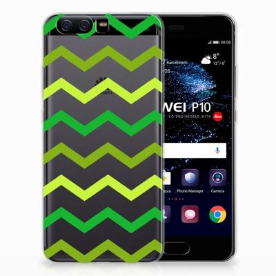 Huawei P10 | TPU bumper | Zigzag Groen