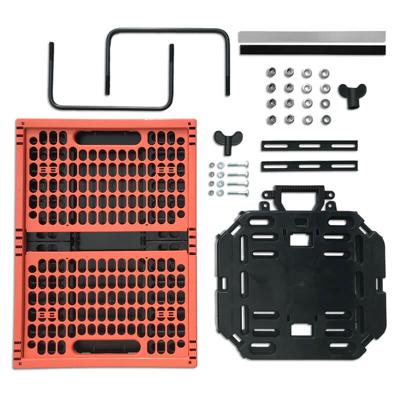 Plates 4 Bikes Travel set: vouwkrat + multi-plaat + tassenbeugels